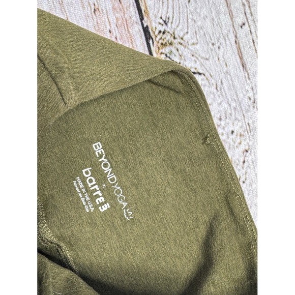 Beyond Yoga x Barre 3 Green Spacedye Leggings Sz XS - Picture 3 of 7